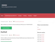 Tablet Screenshot of humax.nl
