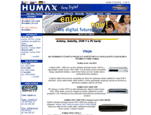 Tablet Screenshot of humax.cz